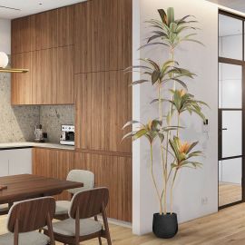 Planta artificiala decorativa Dracena roja, H220