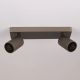 Aplice cu Spot - Aplica cu 2 spoturi din aluminiu canelat Anna bronz