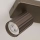 Aplice cu Spot - Aplica cu 2 spoturi din aluminiu canelat Anna bronz