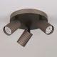 Aplice cu Spot - Aplica cu 3 spoturi din aluminiu canelat Anna bronz