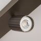 Aplice cu Spot - Aplica cu 4 spoturi din aluminiu canelat Anna bronz