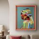 Tablouri - Tablou decorativ Joven con perla POP, 84x104cm