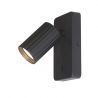 Aplica cu spot din aluminiu canelat Anna Reader negru