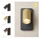 Aplice cu Spot - Aplica cu spot din aluminiu canelat Anna Reader negru