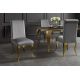 Seturi scaune, HoReCa - Set 2 scaune stil baroc Modern Barock, gri/ auriu