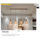 Pendule, Lustre suspendate - Lustra suspendata design modern Venize 4L