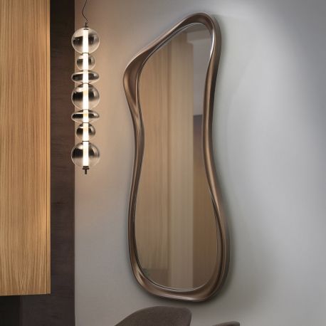 Oglinzi - Oglinda decorativa moderna Gina bronz