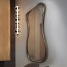 Oglinda decorativa moderna Gina bronz