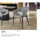 Scaune - Scaun dining design elegant Giro gri