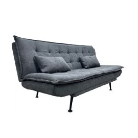 Canapea extensibila, Tesatura gri texturat JAZZ 195cm