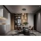 Pendule, Lustre suspendate - Lustra LED suspendata design modern Essenza negru, auriu