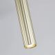 Pendule, Lustre suspendate - Pendul din aluminiu canelat Anna auriu