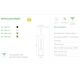 Pendule, Lustre suspendate - Pendul din aluminiu canelat Anna bronz
