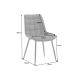Seturi scaune, HoReCa - Set de 4 scaune ROADSTAR microfibra gri inchis