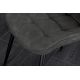Seturi scaune, HoReCa - Set de 4 scaune ROADSTAR microfibra gri inchis