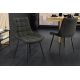 Seturi scaune, HoReCa - Set de 4 scaune ROADSTAR microfibra gri inchis