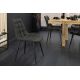 Seturi scaune, HoReCa - Set de 4 scaune ROADSTAR microfibra gri inchis