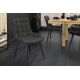 Seturi scaune, HoReCa - Set de 4 scaune ROADSTAR microfibra gri inchis