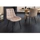 Seturi scaune, HoReCa - Set de 4 scaune ROADSTAR catifea sampanie greige