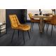 Seturi scaune, HoReCa - Set de 4 scaune ROADSTAR catifea galben mustar