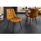 Seturi scaune, HoReCa - Set de 4 scaune ROADSTAR catifea galben mustar