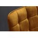 Seturi scaune, HoReCa - Set de 4 scaune ROADSTAR catifea galben mustar