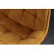 Seturi scaune, HoReCa - Set de 4 scaune ROADSTAR catifea galben mustar