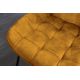 Seturi scaune, HoReCa - Set de 4 scaune ROADSTAR catifea galben mustar