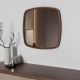 Oglinzi - Oglinda decorativa design LUX Walnut Square 65x65cm