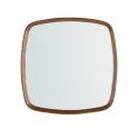 Oglinda decorativa design LUX Walnut Square 65x65cm