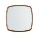 Oglinda decorativa design LUX Walnut Square 65x65cm