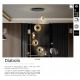 Pendule, Lustre suspendate - Lustra LED suspendata design modern Diabolo 5L