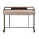Birouri - Birou deosebit design LUX Walnut-Leatherette Mink