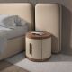 Noptiere - Noptiera design LUX Walnut-Leatherette Mink