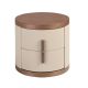 Noptiere - Noptiera design LUX Walnut-Leatherette Mink