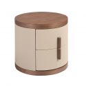 Noptiera design LUX Walnut-Leatherette Mink