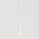 Pendule, Lustre suspendate - Pendul din aluminiu canelat Anna alb