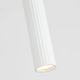 Pendule, Lustre suspendate - Pendul din aluminiu canelat Anna alb