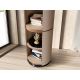 Biblioteci-Rafturi - Raft design LUX Walnut-Leatherette Mink