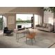 Biblioteci-Rafturi - Raft design LUX Walnut-Leatherette Mink