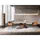 Biblioteci-Rafturi - Raft design LUX Walnut-Leatherette Mink