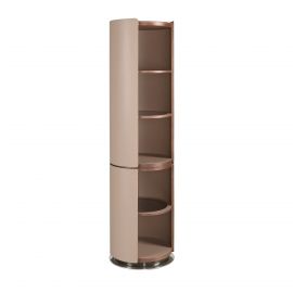 Biblioteci-Rafturi - Raft design LUX Walnut-Leatherette Mink