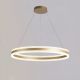 Lustra circulara LED Ada 100cm, Gold