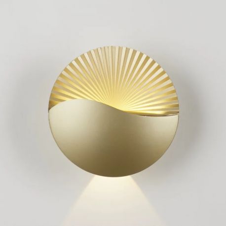 Aplice, corpuri de iluminat pentru pereti - Aplica LED iluminat ambiental Sunrise, Gold