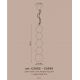 Pendule, Lustre suspendate - Lustra din ceramica design italian realizata manual Copacabana