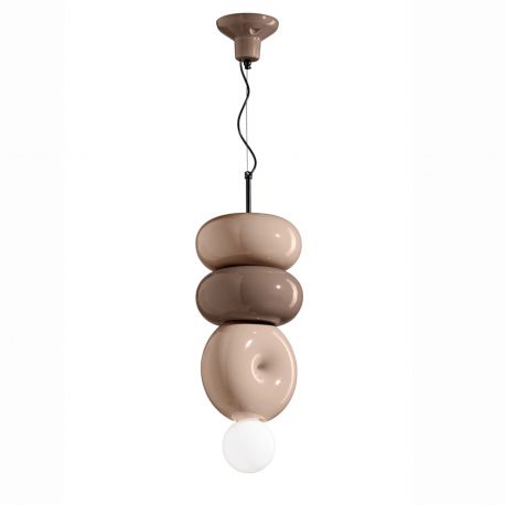 Pendule, Lustre suspendate - Lustra retro realizata manual din ceramica Bumbum
