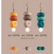 Pendule, Lustre suspendate - Lustra retro realizata manual din ceramica Bumbum