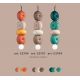 Pendule, Lustre suspendate - Lustra retro realizata manual din ceramica Bumbum