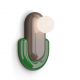 Aplica din ceramica design italian realizata manual Eclair