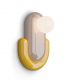 Aplice, corpuri de iluminat pentru pereti - Aplica din ceramica design italian realizata manual Eclair